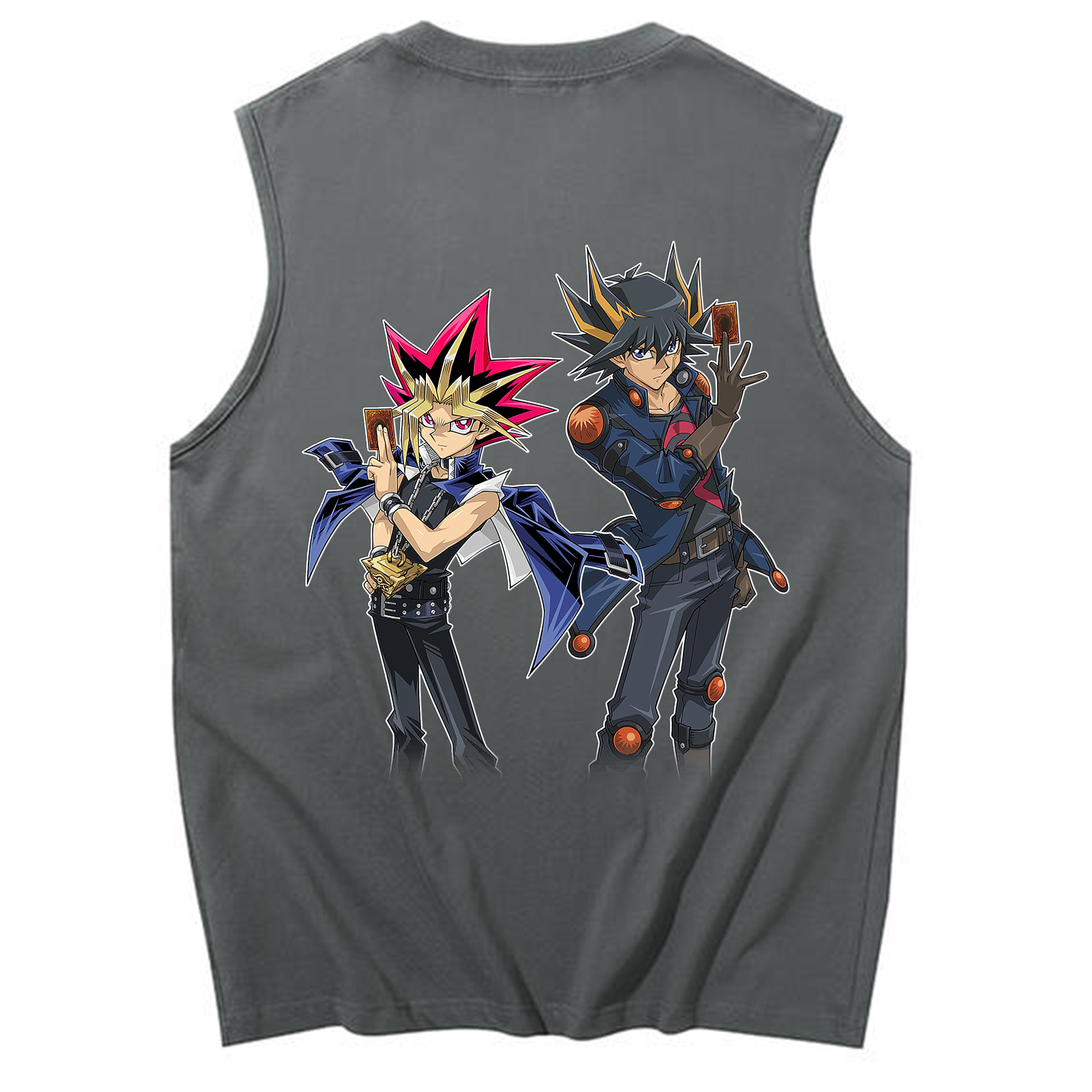 （画像用） 遊☆戯☆王 Yu-Gi-Oh! コットン100％タンクトップ（背面プリント）